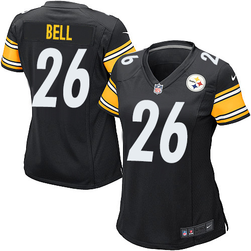 Women's Game Le'Veon Bell Nike Jersey Black Home - #26 NFL Pittsburgh Steelers